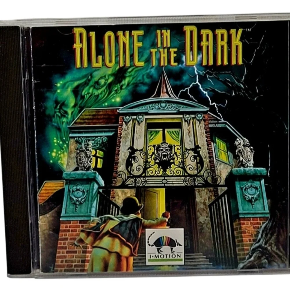1993 Alone in the Dark (PC CD-ROM)  Derceto Mansion Survival Horror Video Game V